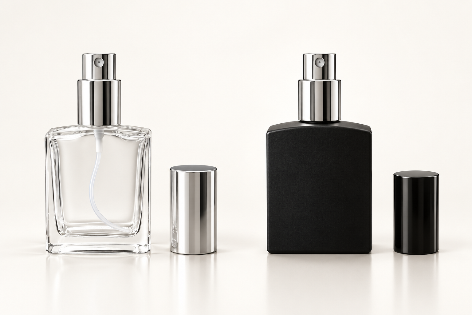 Perfume packaging guide illustration