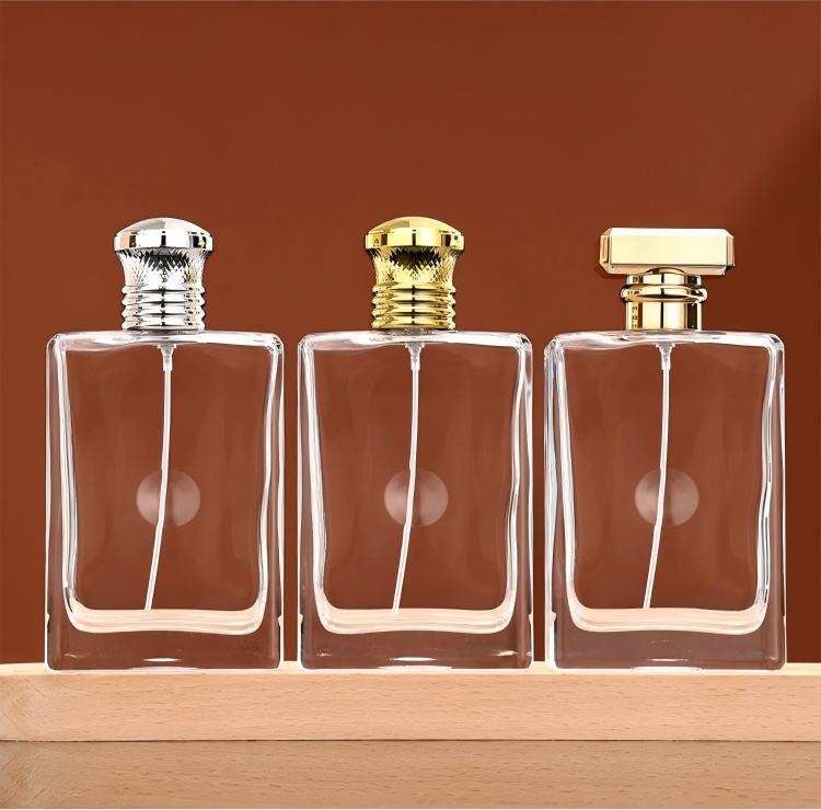 Wholesale 100ml Rectangular Glass Perfume Bottle