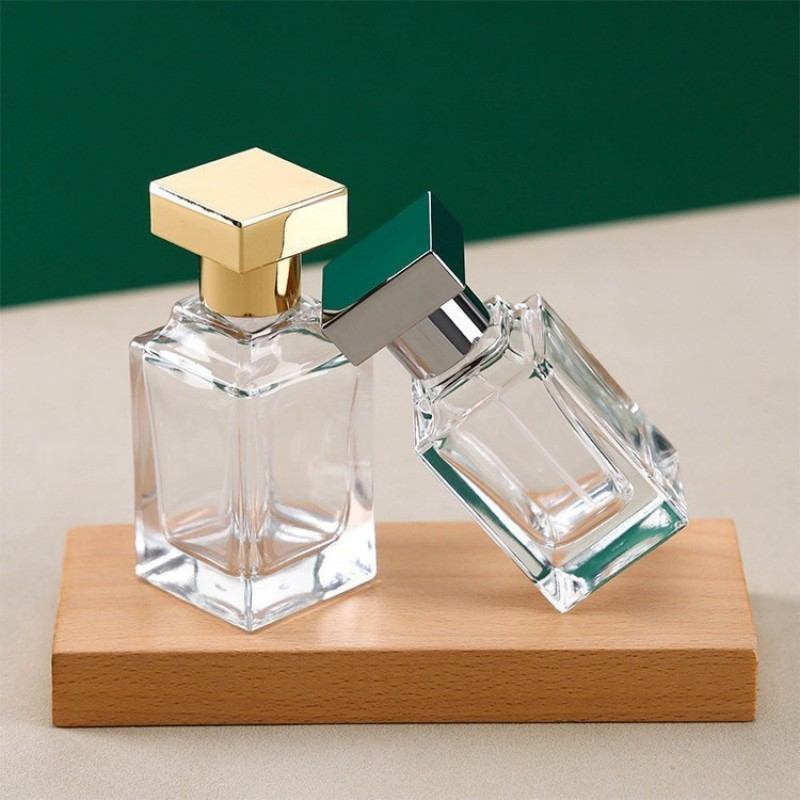 Wholesale 80ml Rectangular Glass Perfume Bottle