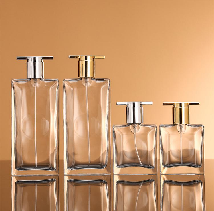 Wholesale 80ml Rectangular Glass Perfume Bottle