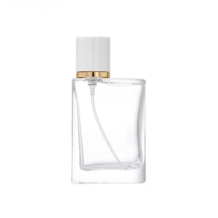 Wholesale 50ml Rectangular Glass Perfume Bottle