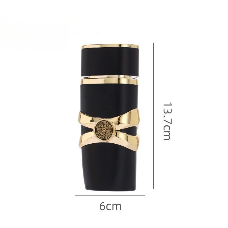 Wholesale 90ml Matte Black Round Perfume Bottle
