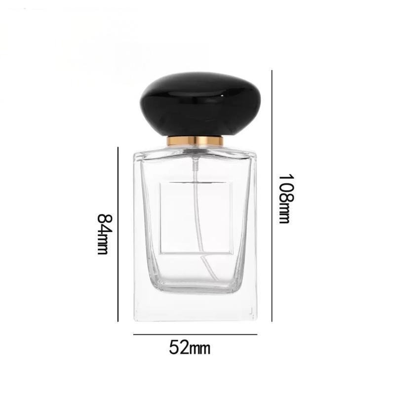 Wholesale 100ml Square Glass Perfume Bottle