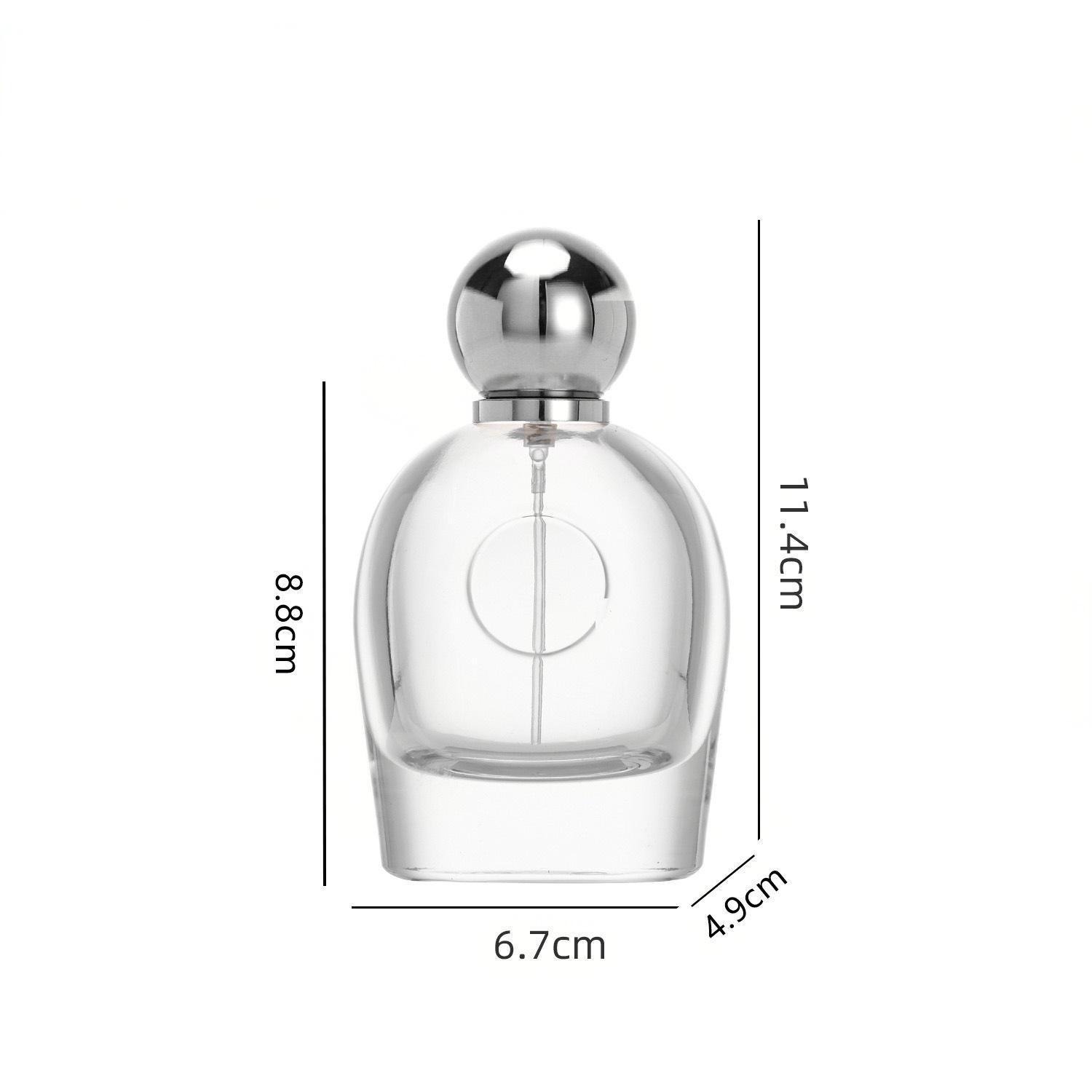 Wholesale 80ml Round Glass Perfume Bottle
