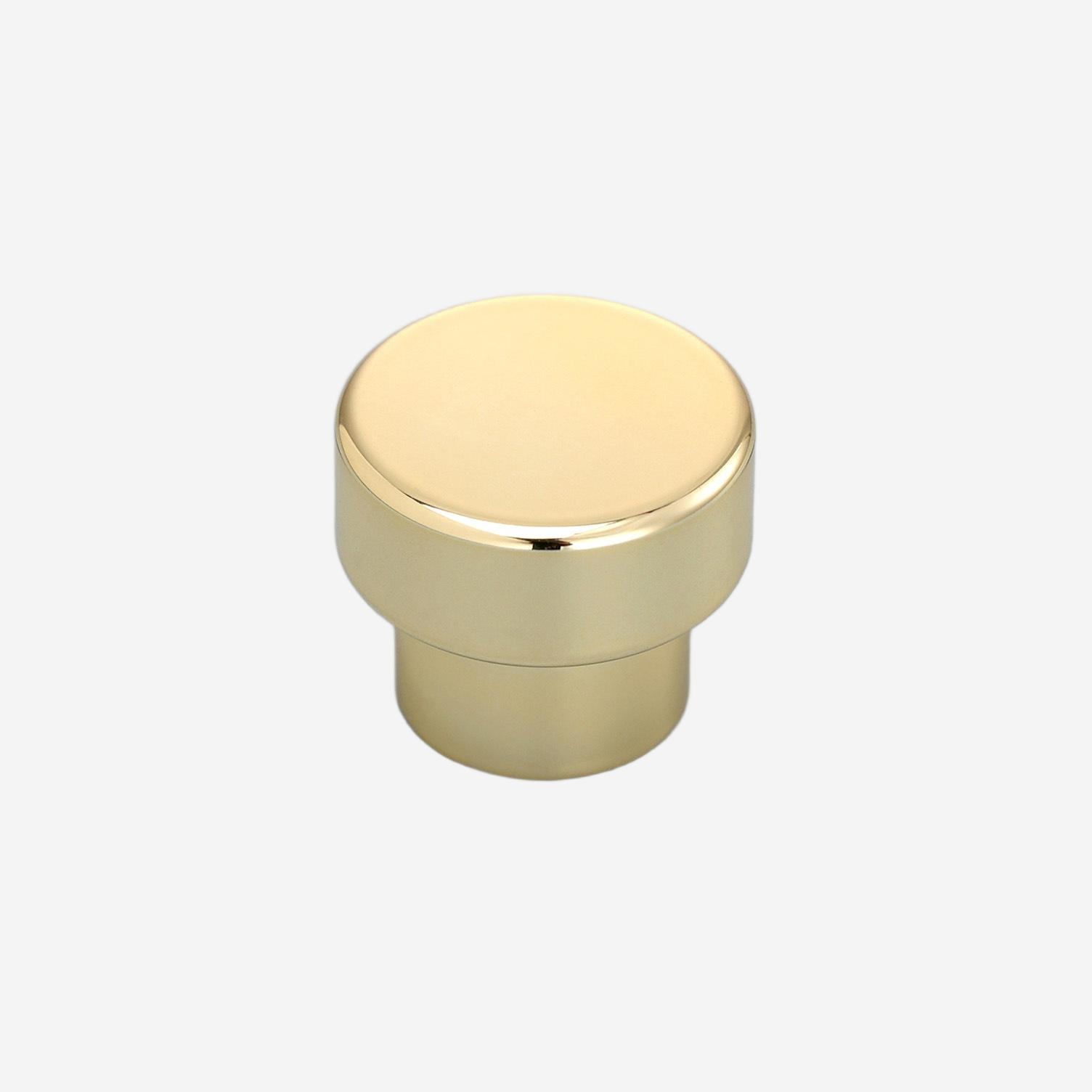 Wholesale Gold Tone Stepped Round Perfume Cap
