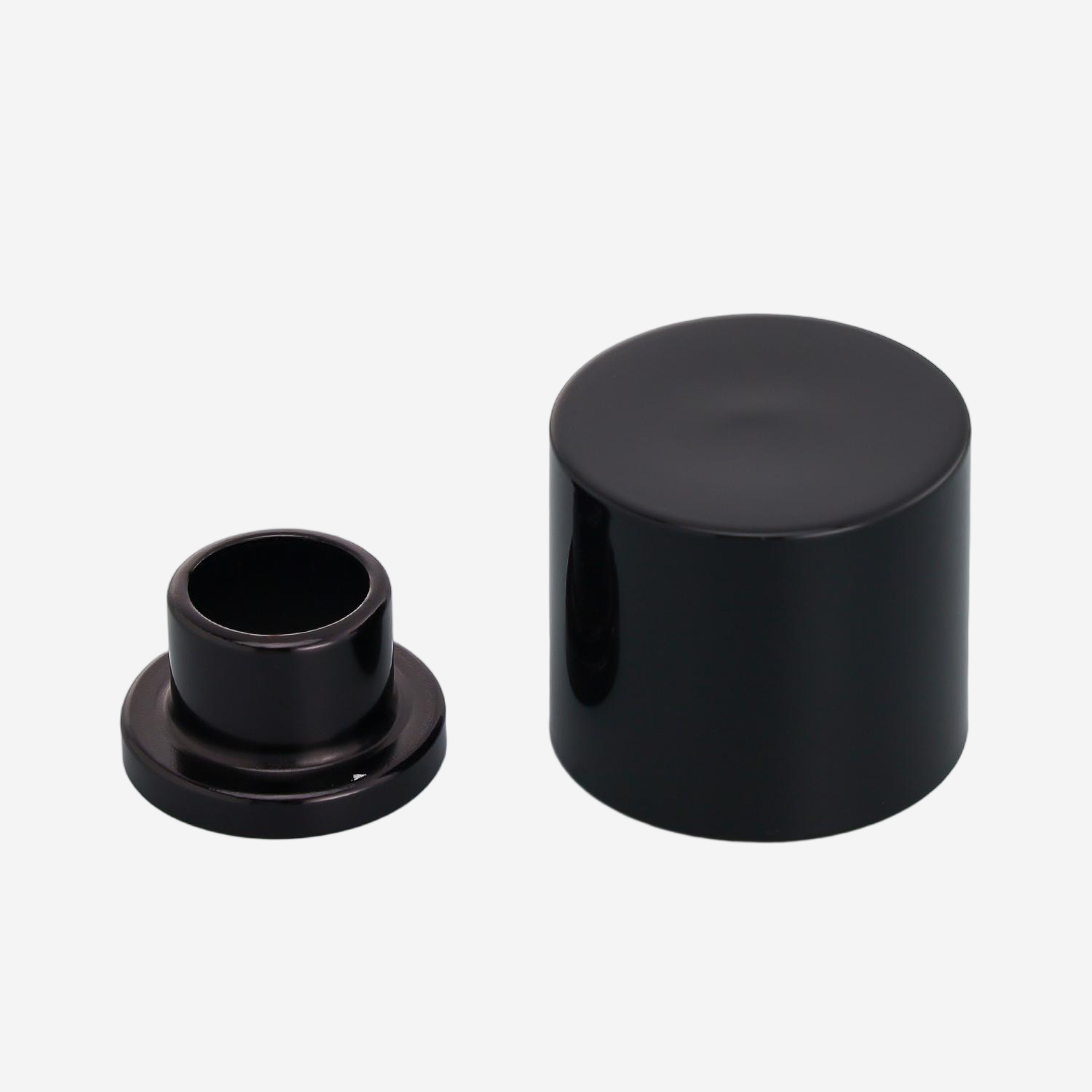 Wholesale Black Cylindrical Magnetic Perfume Cap