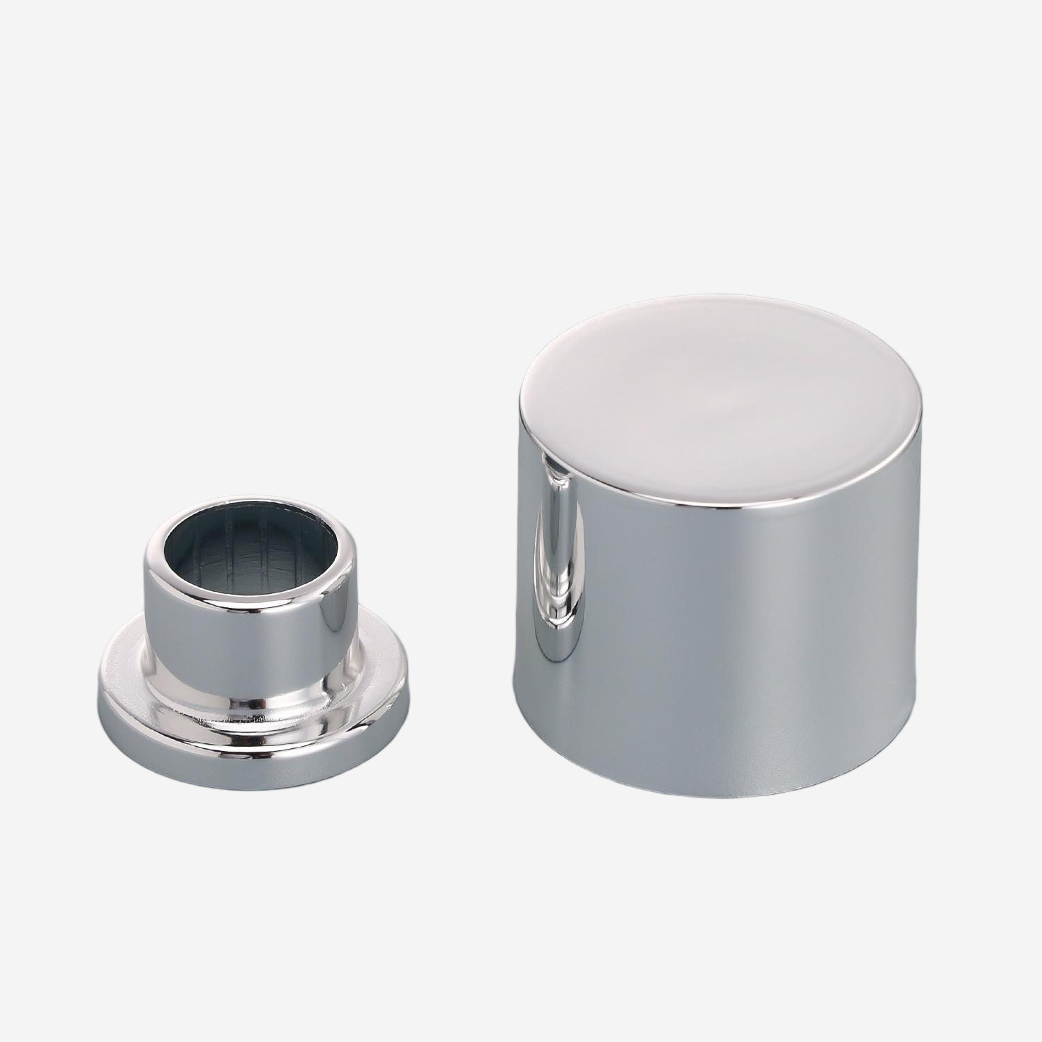 Wholesale Silver Tone Cylindrical Magnetic Perfume Cap