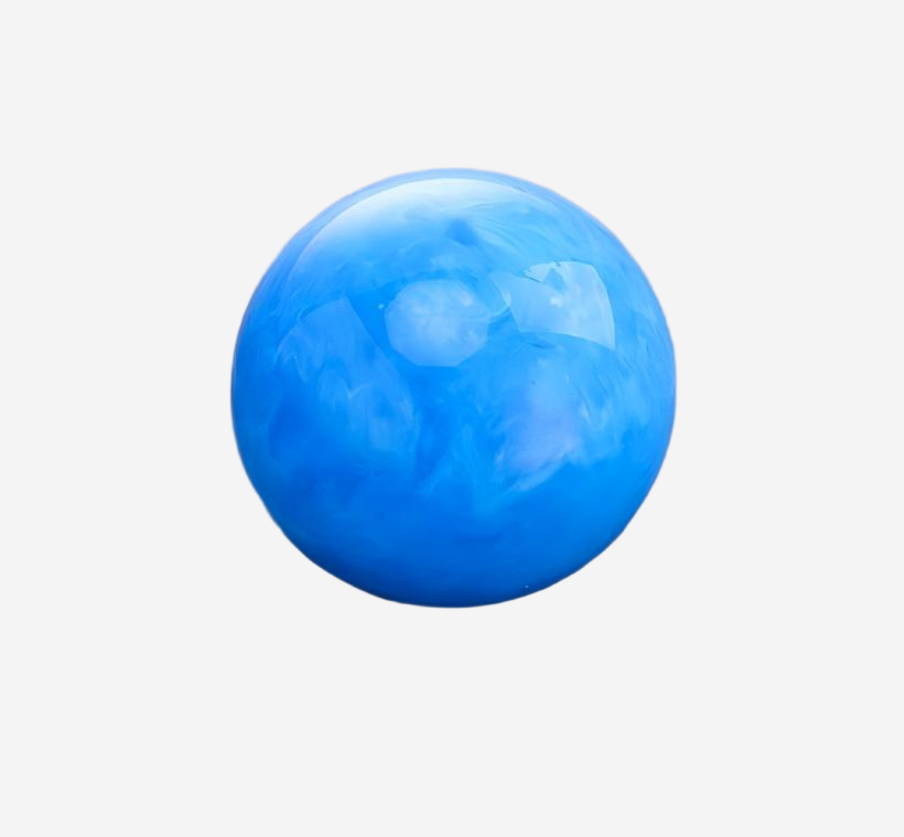 Wholesale Blue Marbled Spherical Perfume Cap