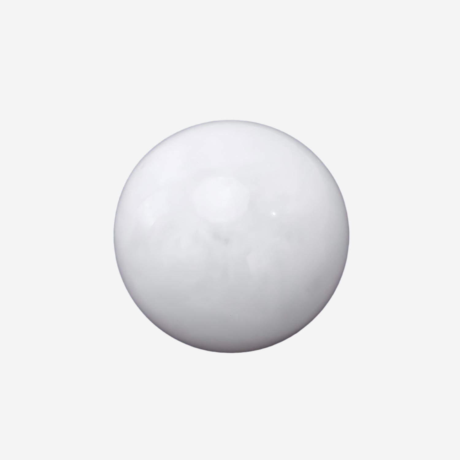 Wholesale Glossy White Ball Perfume Cap