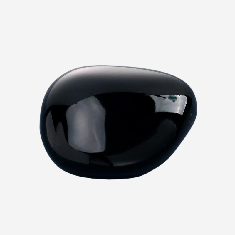 Wholesale Black Pebble Shape Perfume Cap