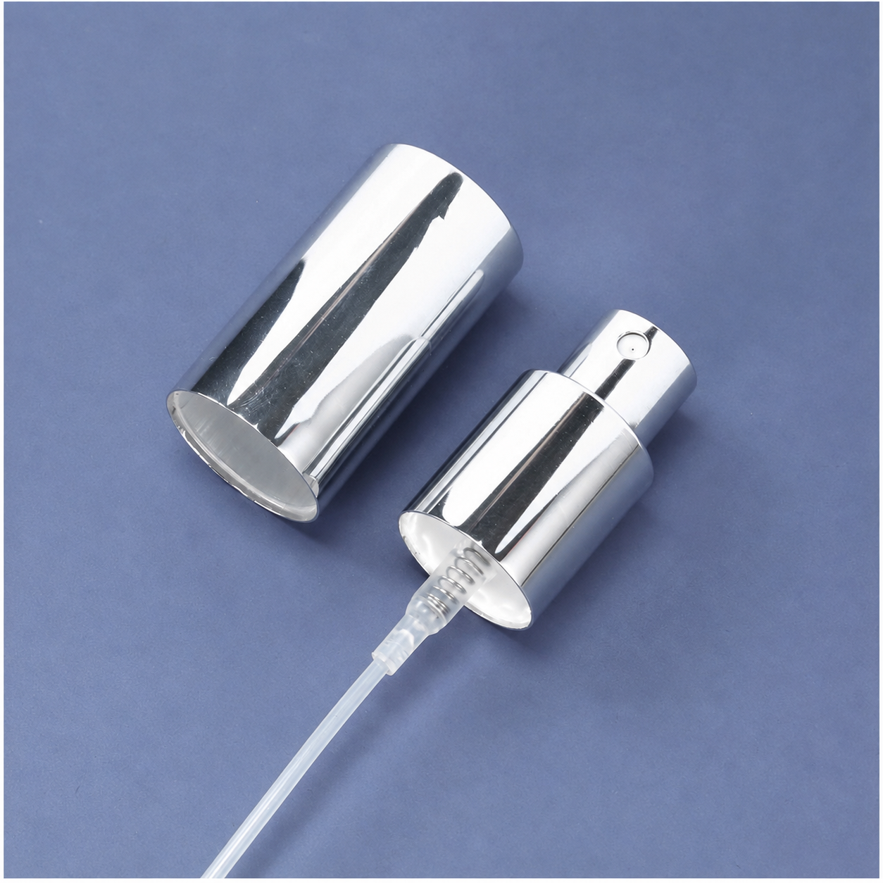 Wholesale 18mm Silver Screw-On Perfume Spray Pump with Cap