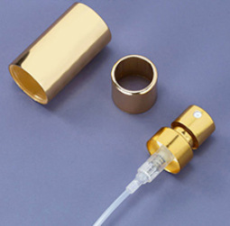 Wholesale Gold Perfume Pump, Collar and Cap Set