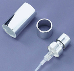 Wholesale Silver Perfume Pump, Collar and Cap Set