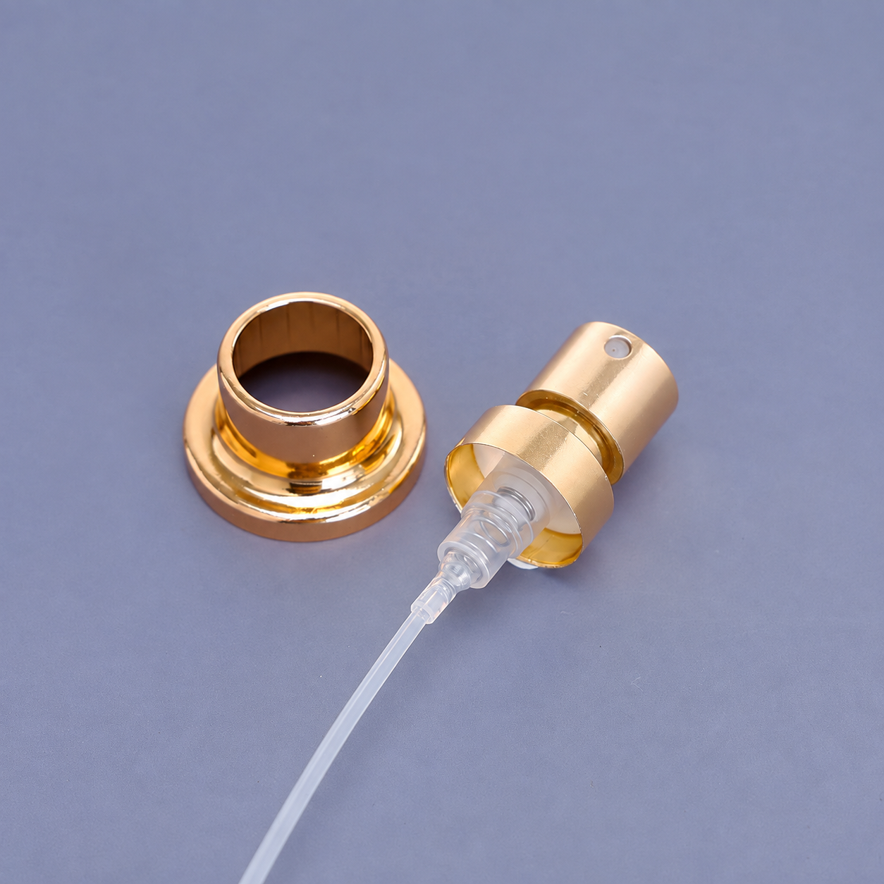 Wholesale 15mm Gold Perfume Spray Pump with Wide Collar