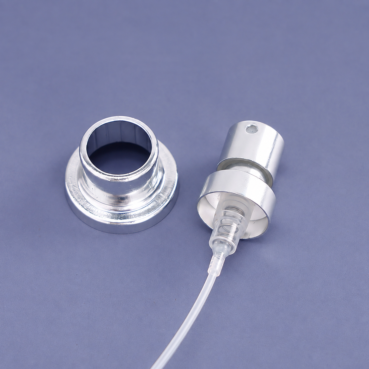 Wholesale Silver Perfume Spray Pump with Wide Collar